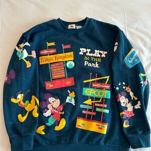 Walt Disney World 'Play in the Park' Graphic Sweatshirt - Navy